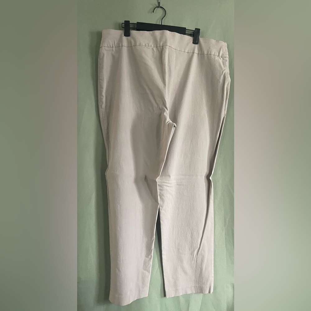 Casual stretch tan pants - Picture 2 of 4
